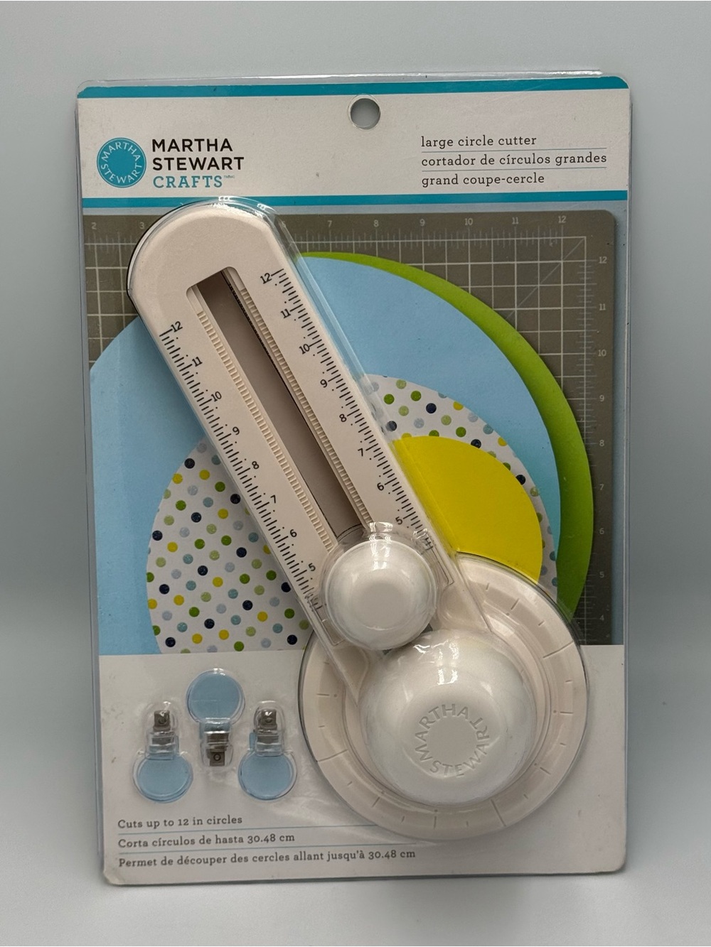 Martha Stewart Crafts Large Circle Cutter Cuts 4" to 12" Circles NEW